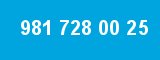 981 728 00 25